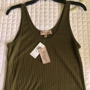 Philosophy Dress Tank atop